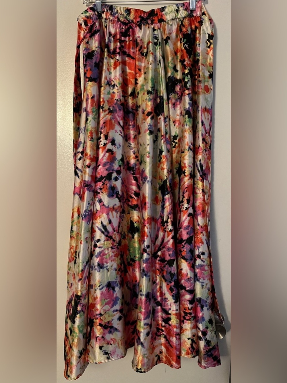 Tie dye maxi skirt